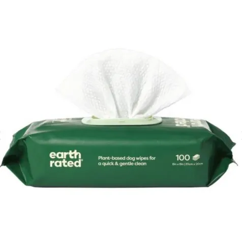 Earth Rated Toallitas Húmedas para Perros y Gatos 100 unidades