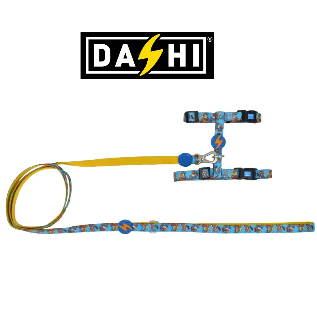 Arnes + Correa para gato Dashi Licencia Oficial  Muskehounds Artículos para mascotas
