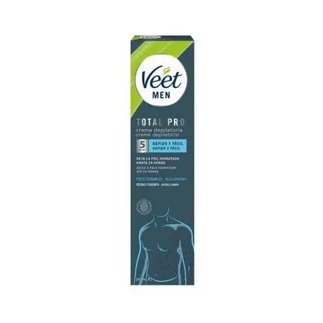 Veet men total pro sensitive skin hair removal cream 200ml