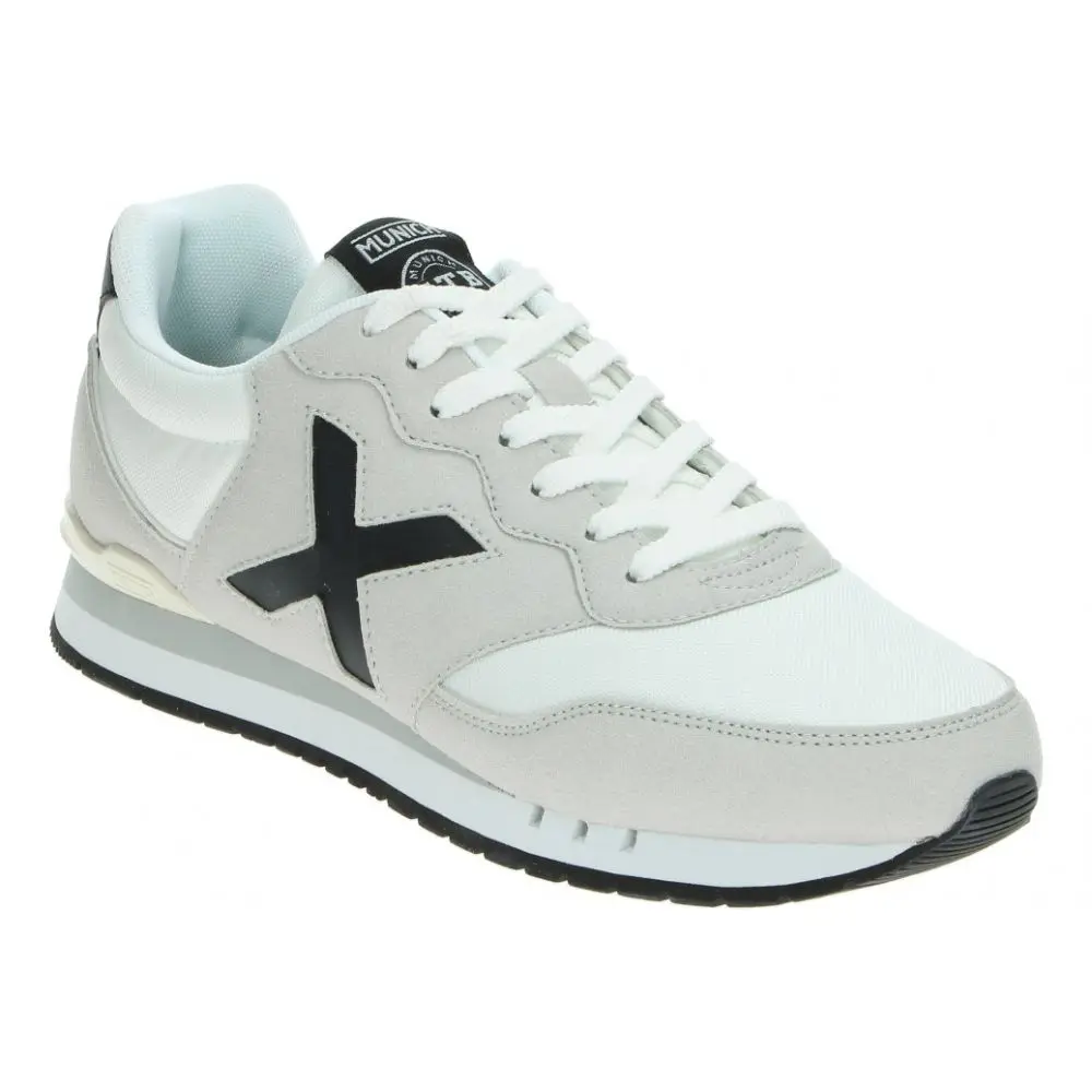 MUNICH | Munich Dash 05 men's Sneaker-white sports with Beige and black details-Sneaker with lace-up closure-Casual style-versatile-4150105 model