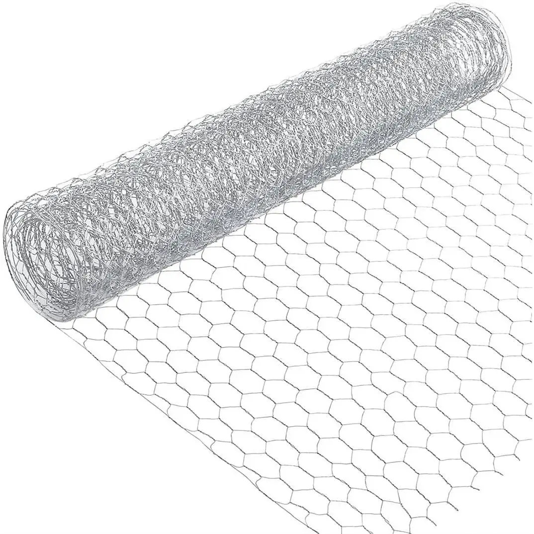 Malla gallinero 5 m /10m- 1 m de altura - alambre de 0,7 mm/0.9mm - malla de alambre fina con aberturas de13mm /25 mm - tela metálica electrosoldada en alambre galvanizado,ideal para cercado de jardín