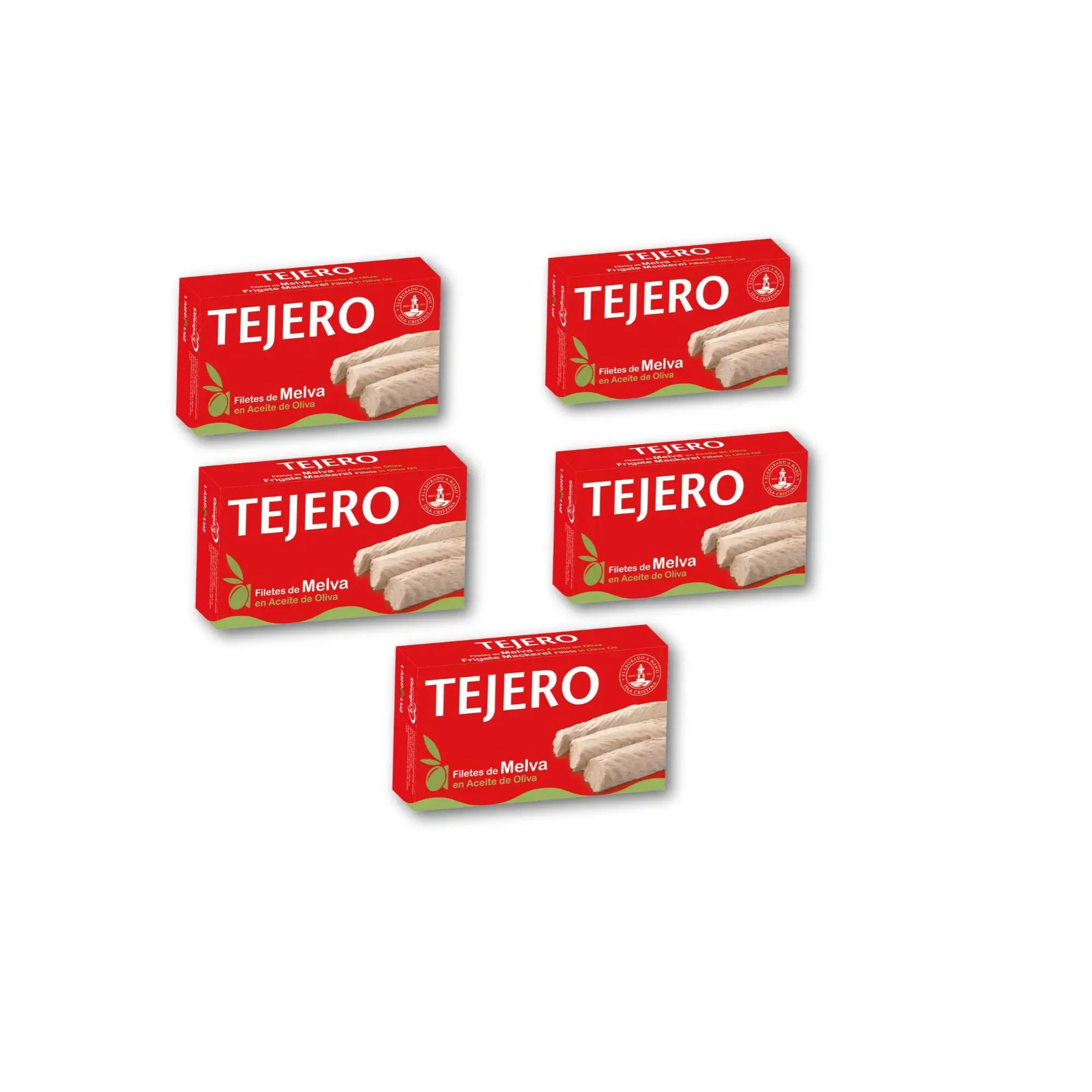 5 unidades - Filete de Melva en Aceite Oliva TEJERO 80gr.