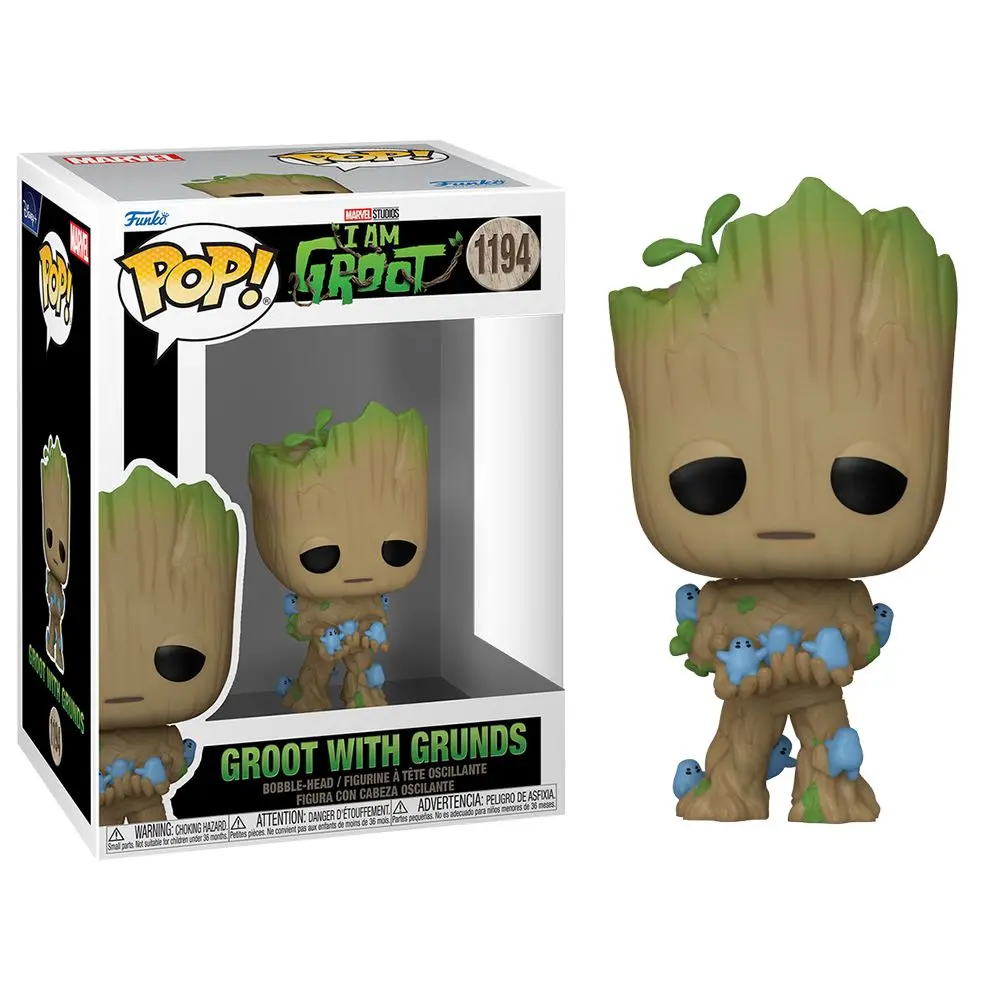 Funko Pop! Yo Soy Groot - Groot con Grunds, 70652, Nº1194