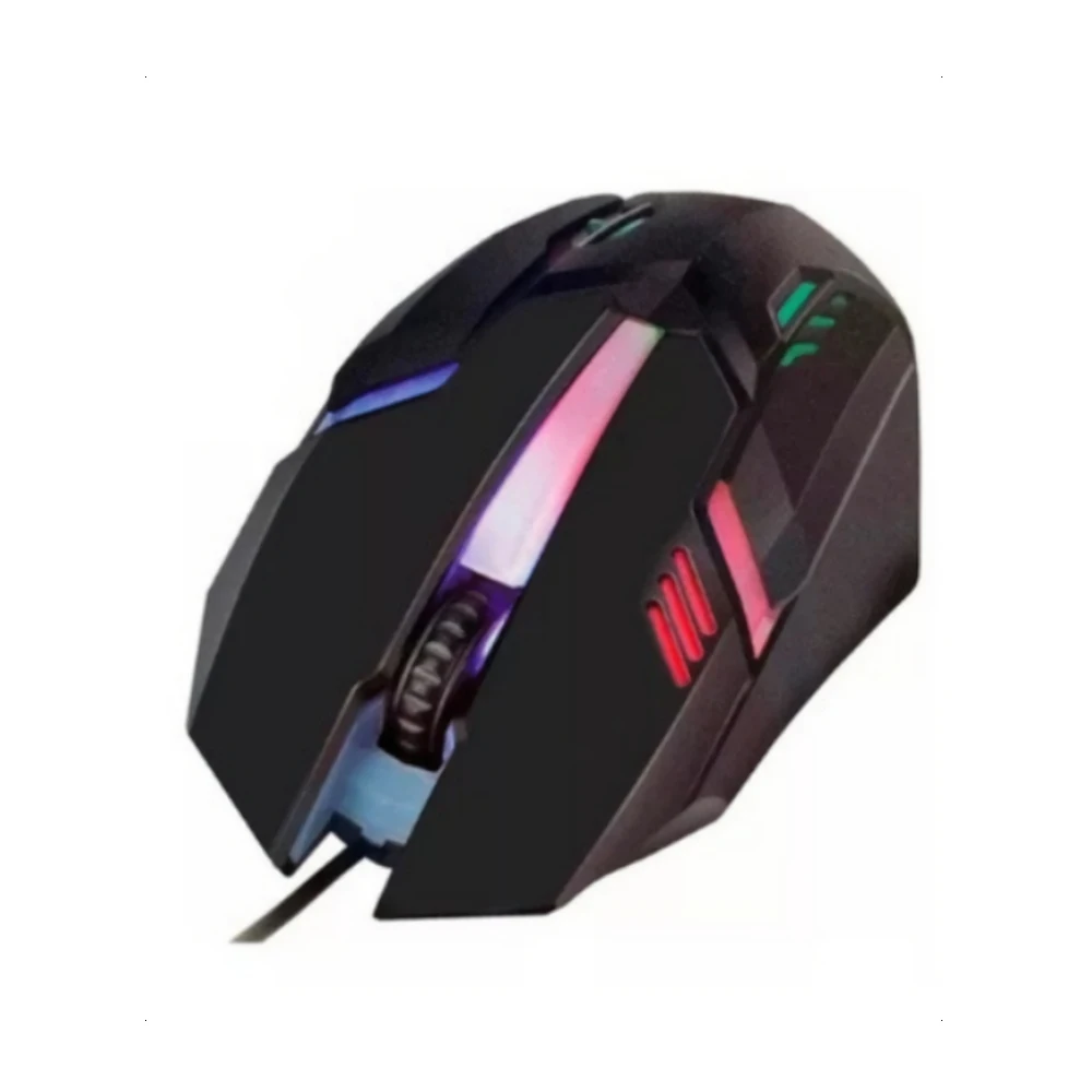 Raton USB OPTICO retroiluminado en varios colores cambiantes. Raton Gaming