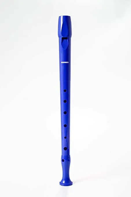 Dark Blue Hohner School Flute with Case and Cleaner-Sweet Flute