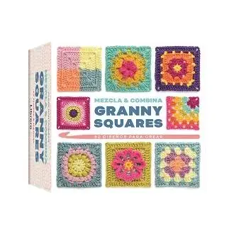 Book mixes and combines GRANNY SQUARES. 50 designs to create Editorial illubooks year 2024 author MONTGOMERIE, CLAIRE ISBN 9788411540834