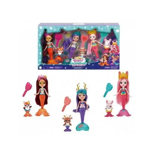 ENCHANTIMALS PACK 3 mermaids MATTEL root ages 3 to 6 years old all toys characters ENCHANTIMALS