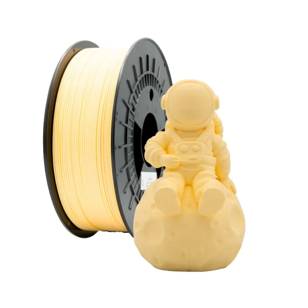 Filamento 3d pla mate - diámetro 1,75 mm - bobina 1 kg - color crema
