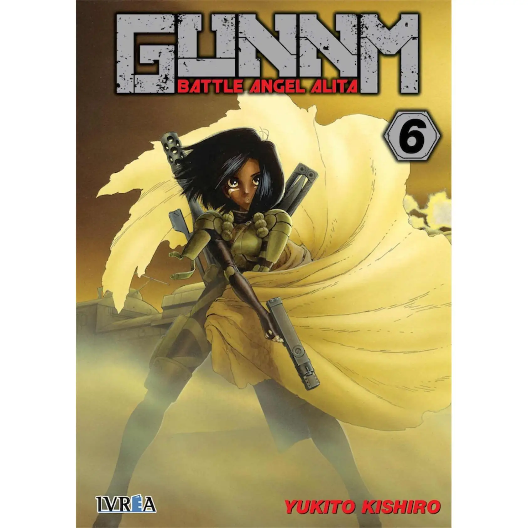 GUNNM book BATTLE ANGEL ALITA 6. IVREA publisher year 2018 author Kishiro, Yukito ISBN 9788417490133