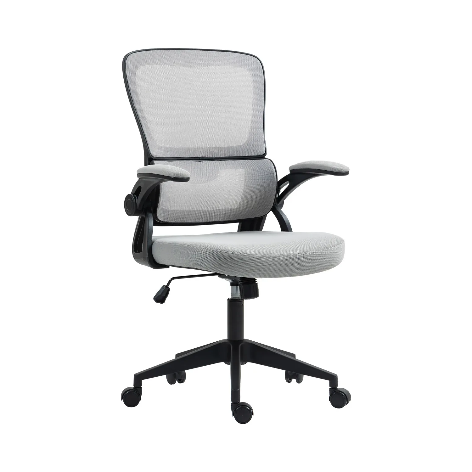 7H SEVEN HOUSE - Silla de Escritorio Ergonómica ErgoFlex, Respaldo de Malla Transpirable, Altura Ajustable, Reclinable, con Soporte Lumbar, 