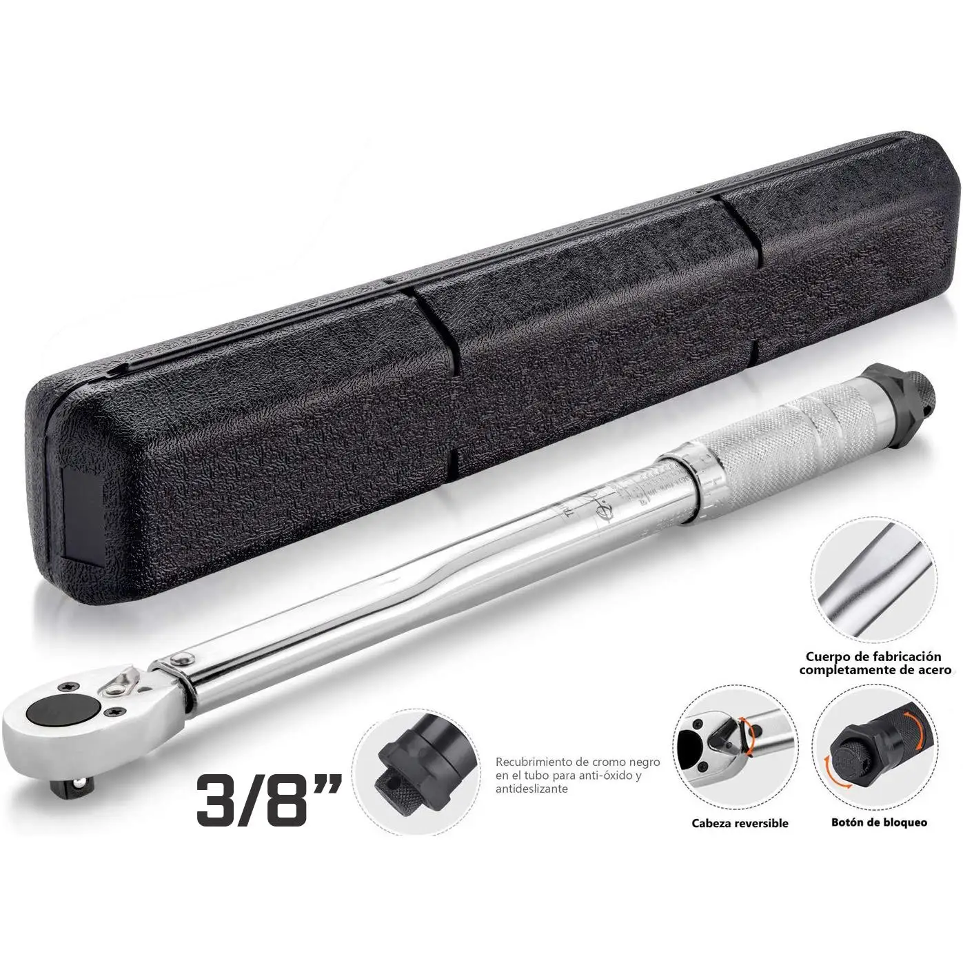 JOMAFA - LLAVE DINAMOMETRICA 3/8" 19-110 NM con certificado de calibracion - 6903