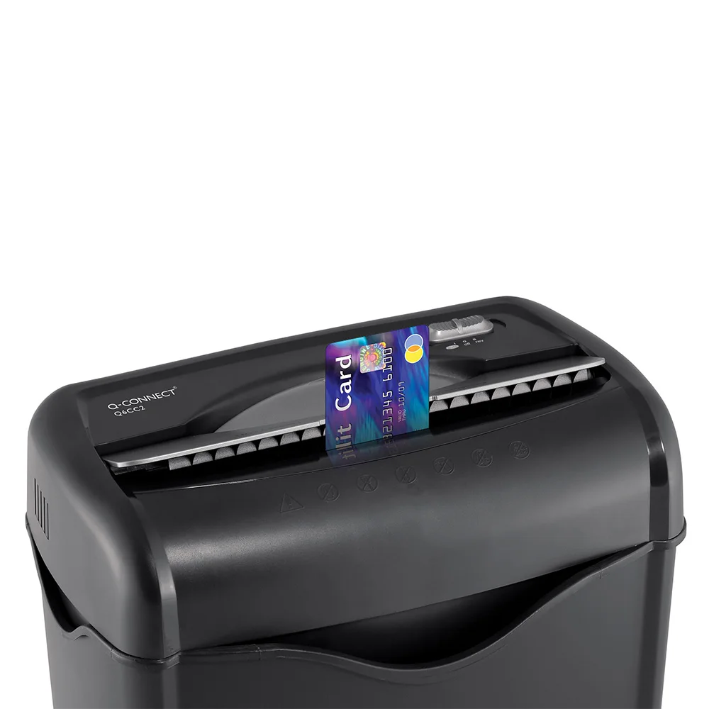 Q-Connect Destructora de Documentos 6 Hojas Kf17970