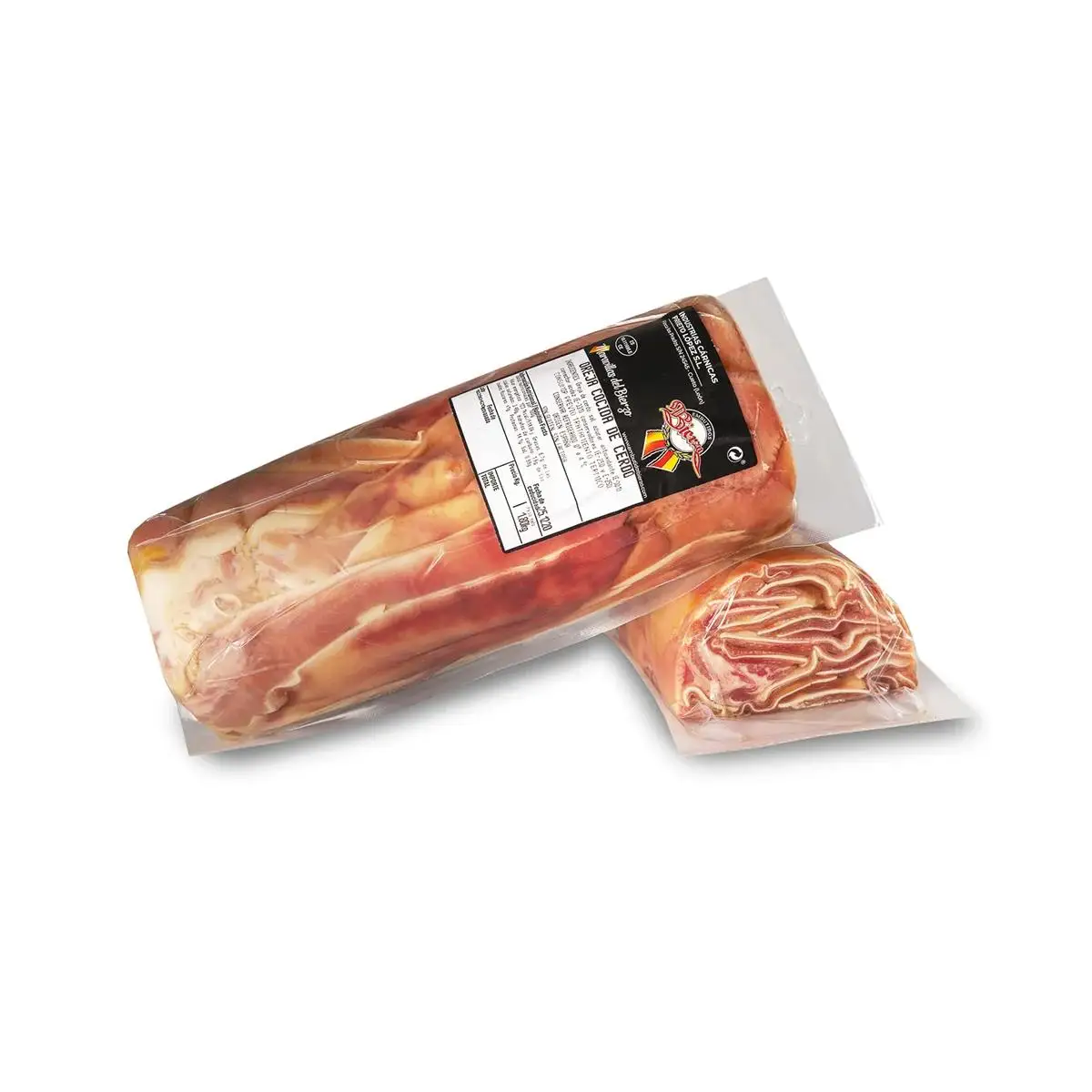 Oreja cocida de cerdo envasada al vacío, lista para consumir Grande (2 kg). Producto típico del Bierzo.