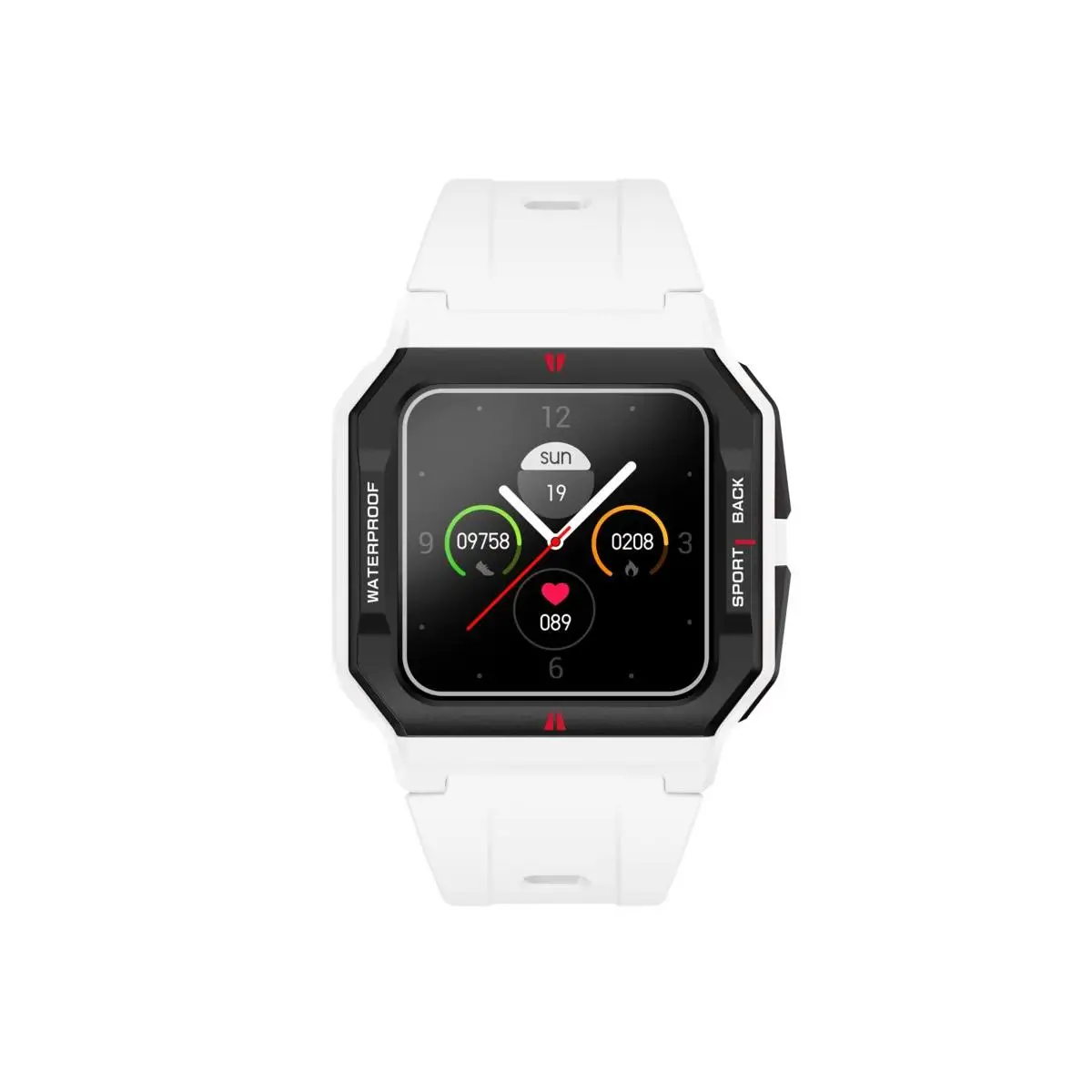 Smarts By Radiant Reloj Inteligente para niños Smartwatch Los Angeles Sili Blanco 41,00 Mm Pulsera De Silicona Blanco Con Cierre De Hebilla Normal Control De Ritmo Cardiaco, Sueño Y Modos Deportivos