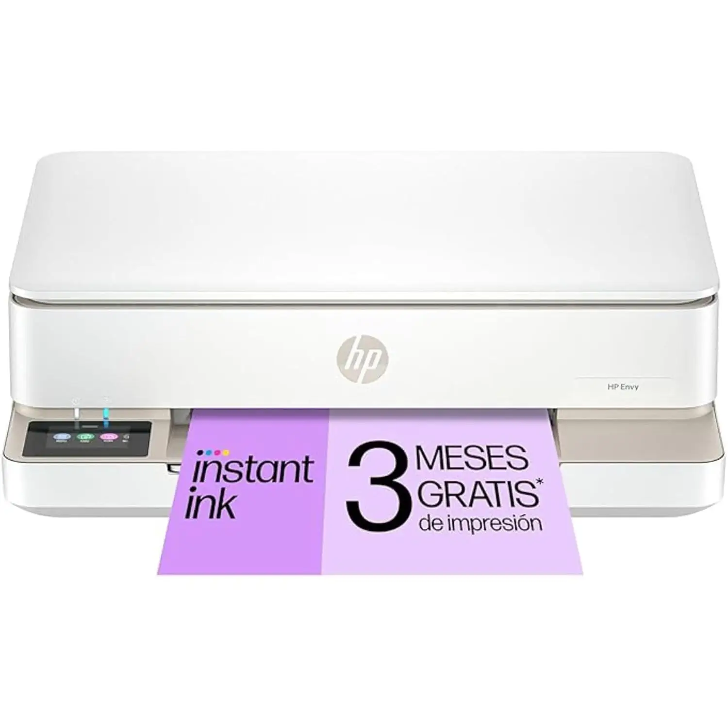 HP Envy 6120e 714L8B - Impresora Multifunción de Inyección de Tinta A4 a Color | Copia, Escanea e Imprime (Blanco / Negro y Color) | Conexión Wi-Fi | Impresión a Doble Cara Automática | Hasta 10 ppm | 3 Meses de Impresión Instant Ink, Blanca