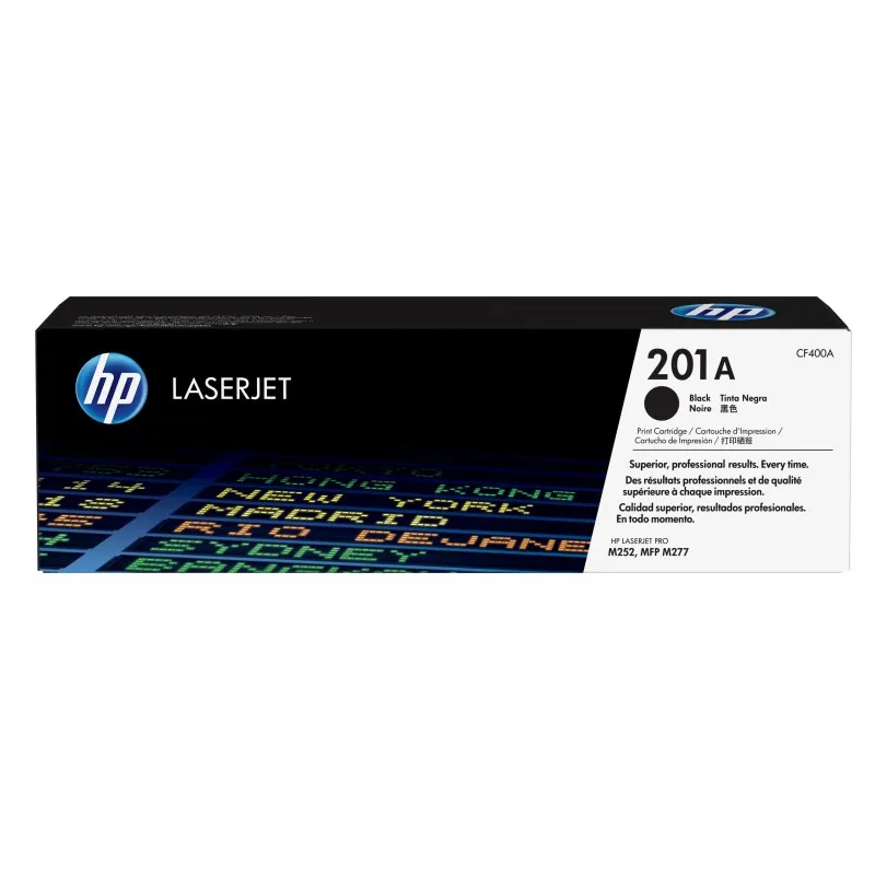 HP - Cartucho de tóner original LaserJet 201A negro CF400A
