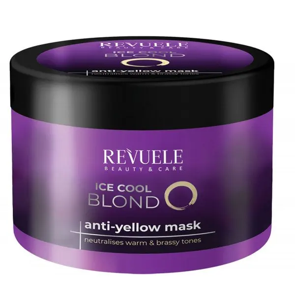 Mascarilla Capilar Matizadora Anti Amarillo Ice Cool Blond - Revuele