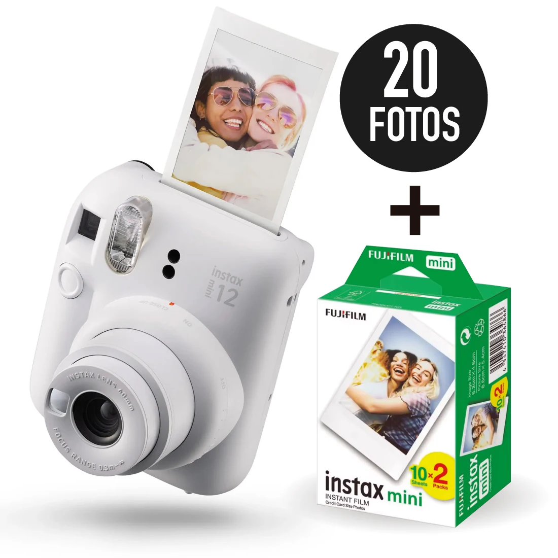 INSTAX. Instax mini 12 instant camera Pack with 20 photos