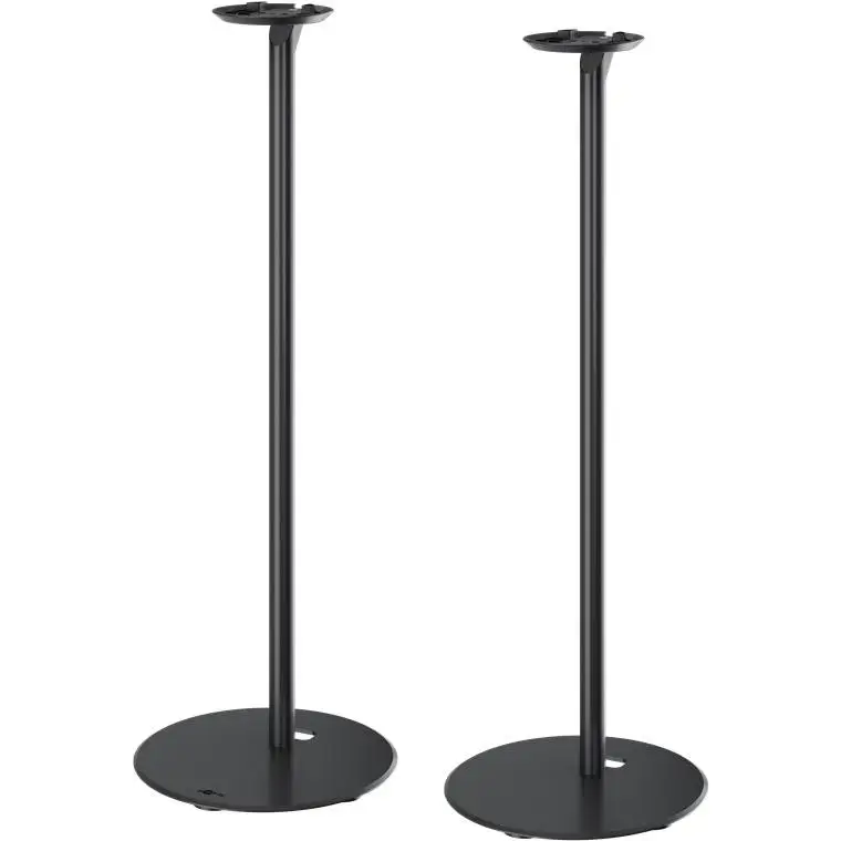 Soporte de altavoz modern era 1 base, negro, 2 piezas, compatible con el sonos era 100, perfectamente adaptado a los altavoces sonos con su diseño minimalista.