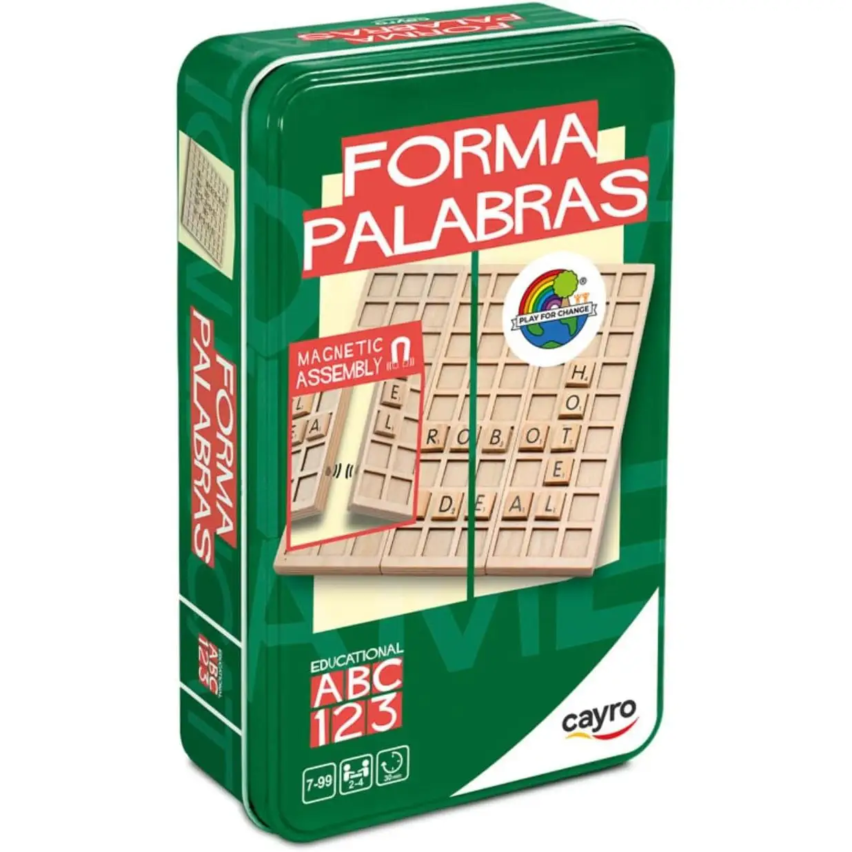 Cayro ++ Formapalabras 128 - Travel Metal Box Madera FSC