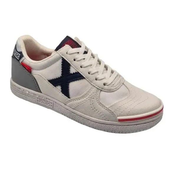 Zapatillas Deportivas Para Niños, Marca Munich, En Color Blanco. Munich G-3 Kid