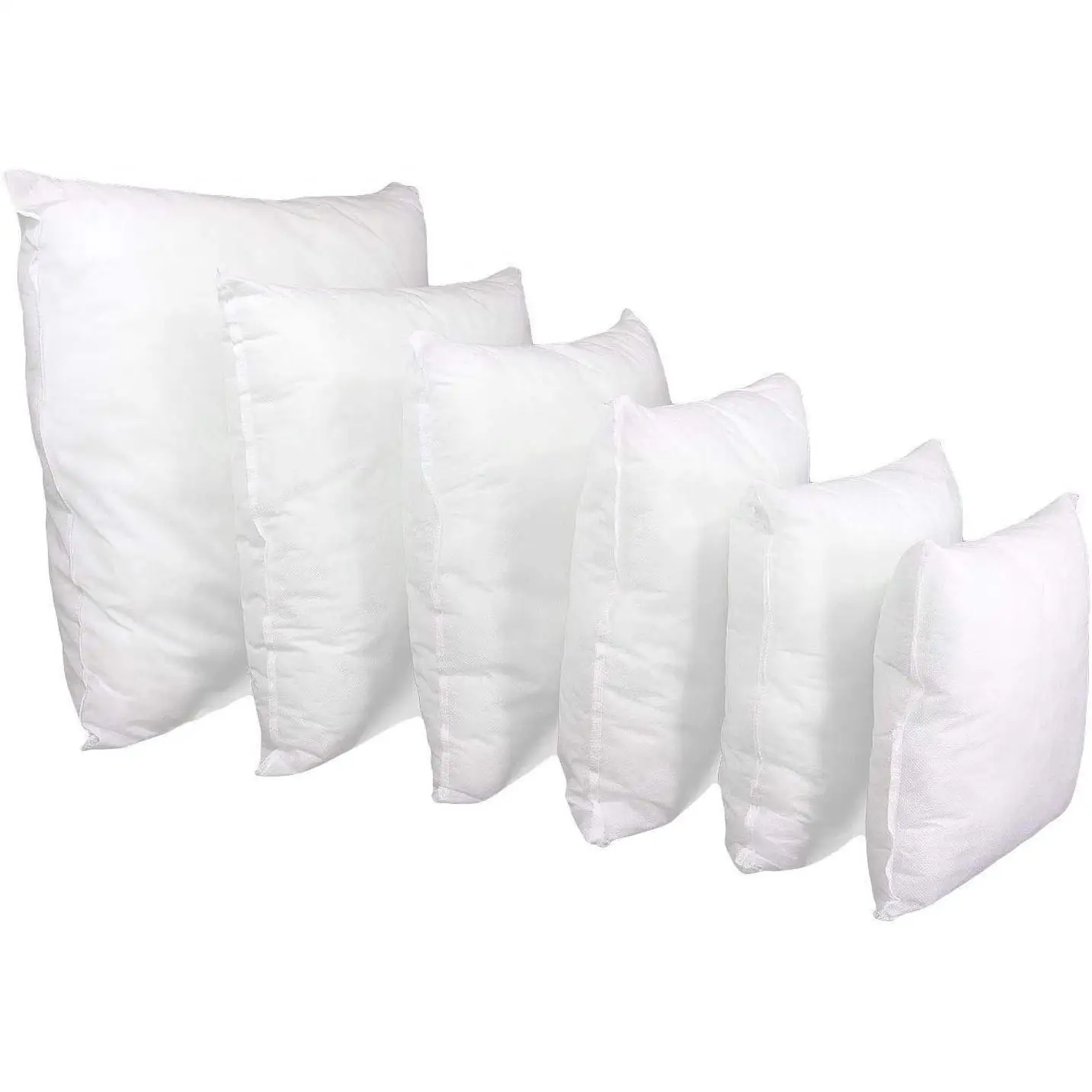 KingnetStore -Pack 2/4/6 Rellenos Cojines Decorativos , Cojín Acolchado Para el Hogar, Almohadón Relleno de Fibra Hueca, Para el Sofá o el Coche, en Todos los Tamaños 30x50 40x40 40x60 45x45 50x50