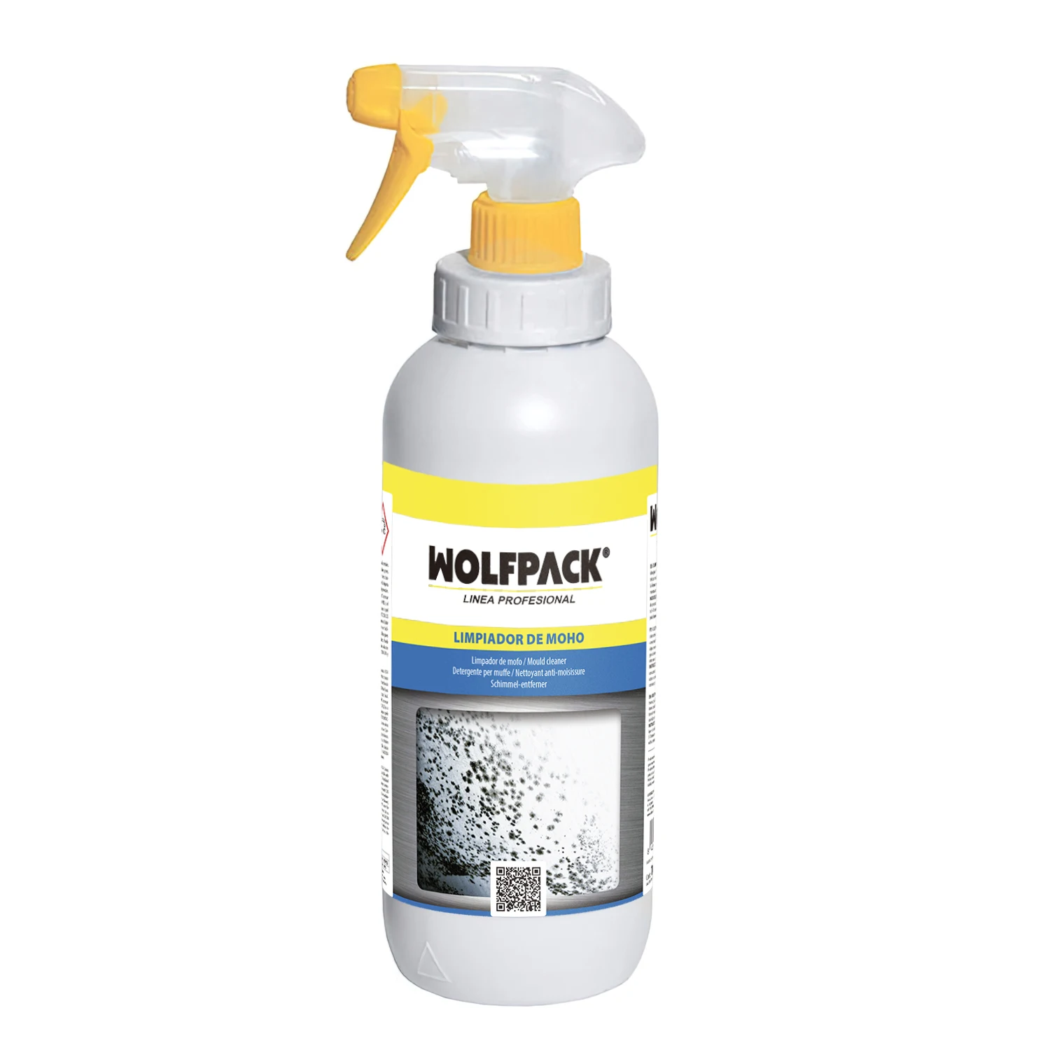 SANCO STORE - WOLFPACK LINEA PROFESIONAL Limpiador Moho Pared y Superficies 1 Litro