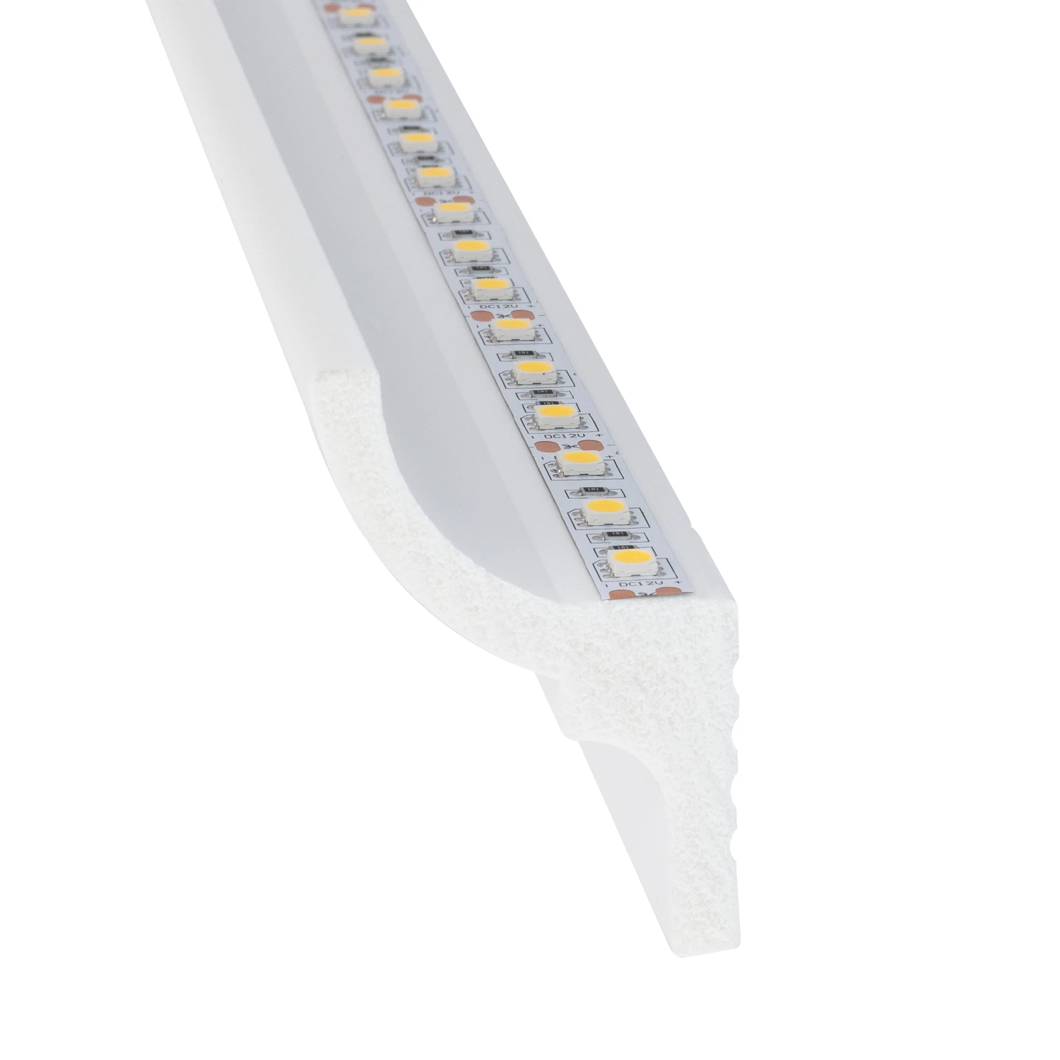 Ledkia Moldura para Tira LED 2m Classic de Alta Calidad | Iluminación Decorativa y Efectos Espectaculares