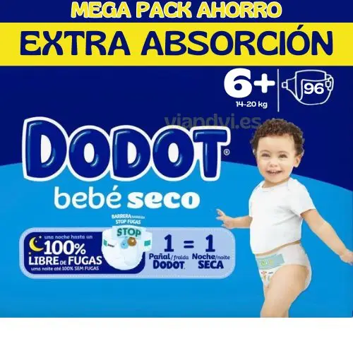 Dodot baby dry Extra absorption diapers size 3 to 6 Mega Pack saving