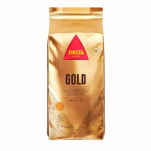 Delta Café Gold Granos 1 Kg – Café Premium de Aroma Intenso y Sabor Único - QUMIR