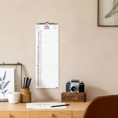 FINOCAM calendar 2025 Wall write long L annual calendar