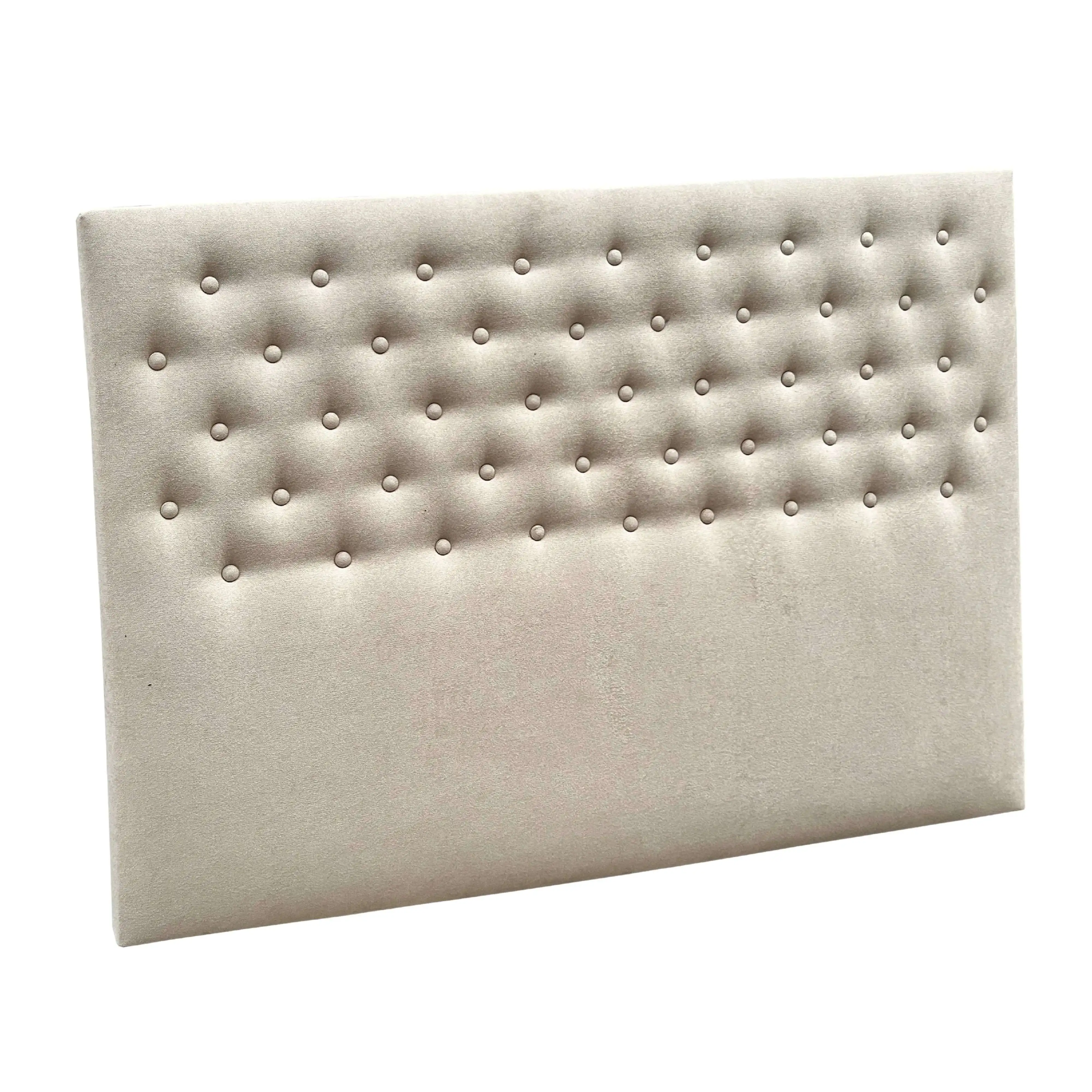 Miroytengo Cabecero Inverness Cabezal Dormitorio Matrimonio Tapizado No Desenfundable Beige 165 cm