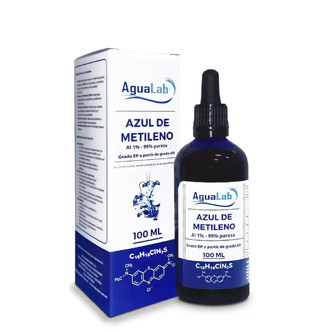 1% methylene blue – 100ml agualab - guaranteed purity for professional use | Ep grade wellbeing supplement #1