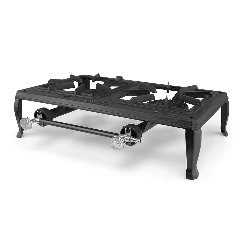 Orbegozo hornillo de gas FO 6200, cuerpo en hierro fundido, uso exterior