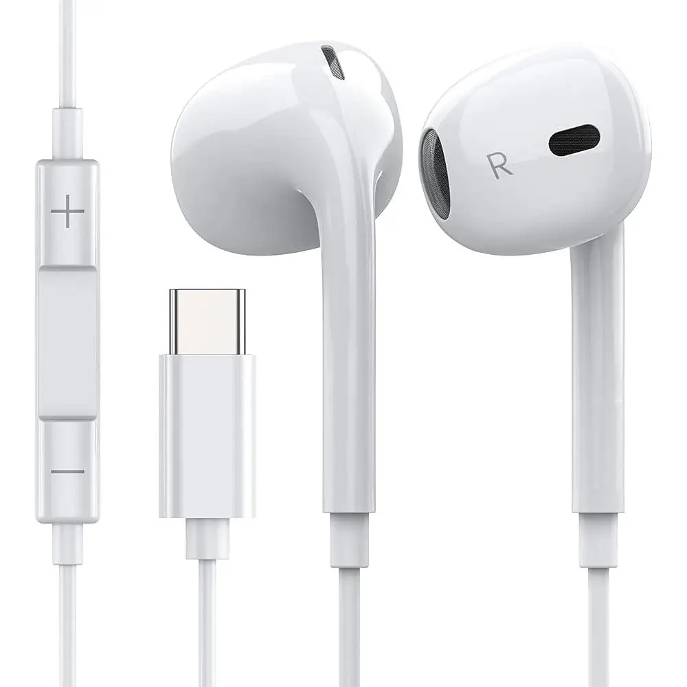 Auriculares Intrauditivos con Tipo C  Blanco