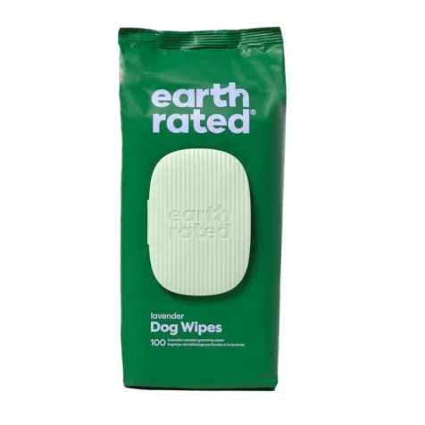 Earth Rated Toallitas Húmedas Olor a Lavanda para Perros y Gatos 100 unidades