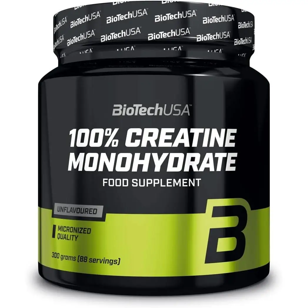 100% tasteless 300g Creatine Monohydrate BiotechUSA increases Creatine muscle increases strength and performance