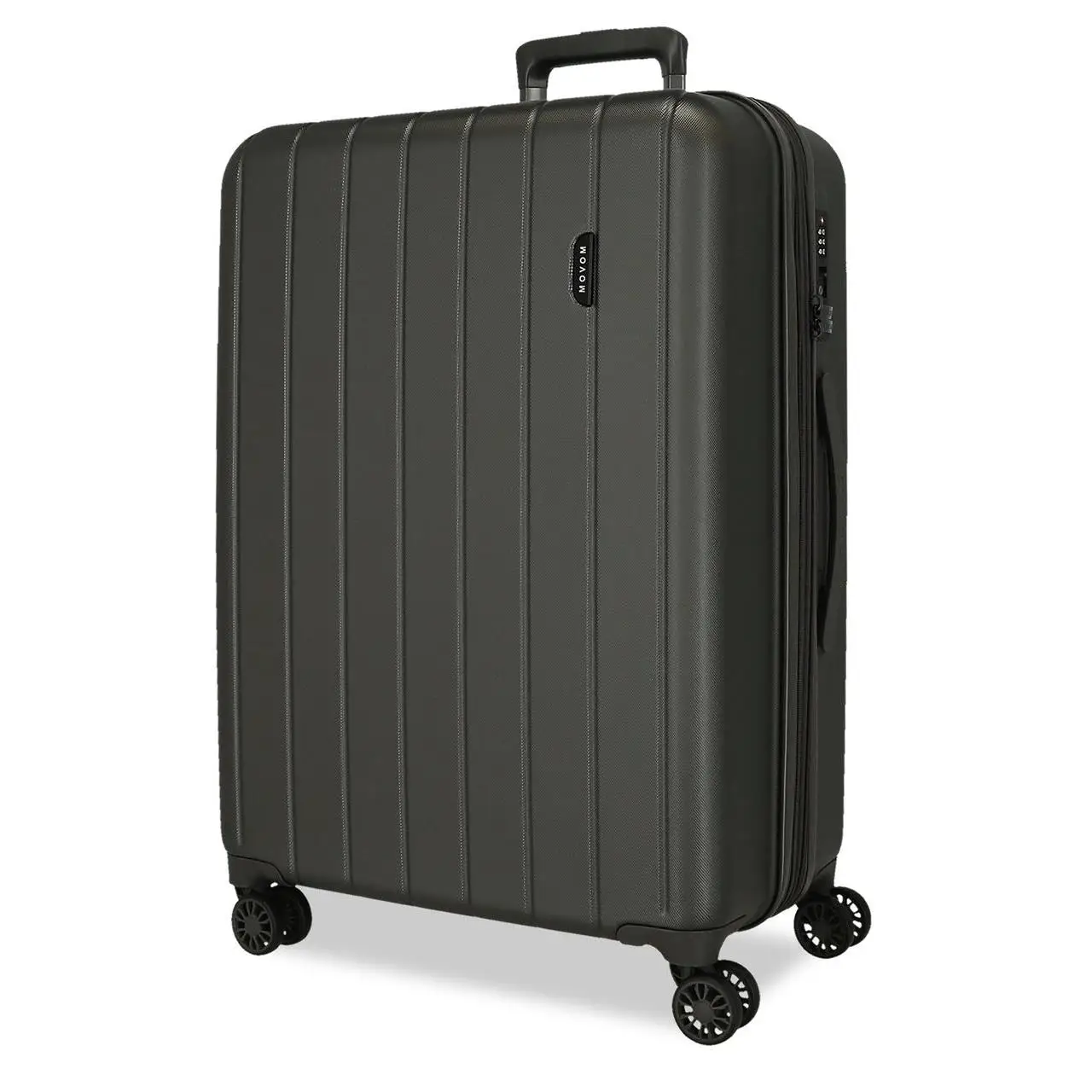 Maleta mediana Movom Wood expansible rígida 65cm