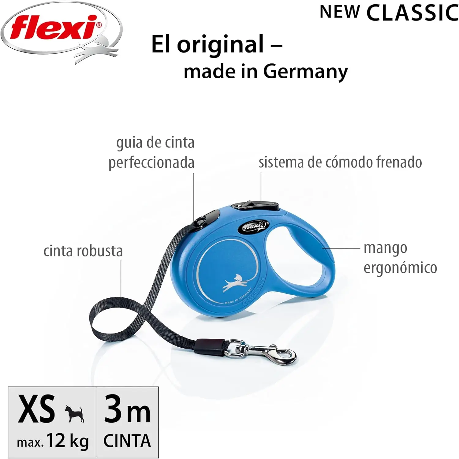 Strap FLEXI NEW CLASSIC XS Tape 3M blue