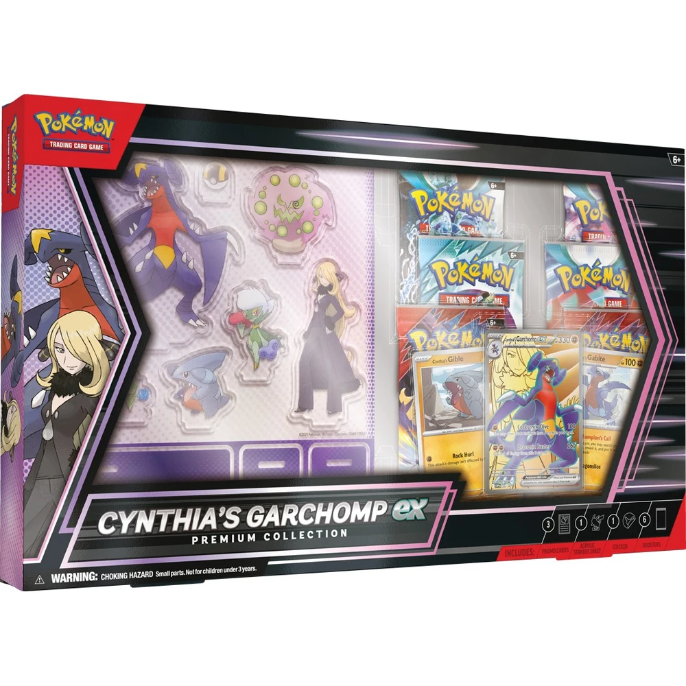Pokemon TCG Cynthias Garchomp ex Premium Collection (Importacion Latam) - Nuevo precintado
