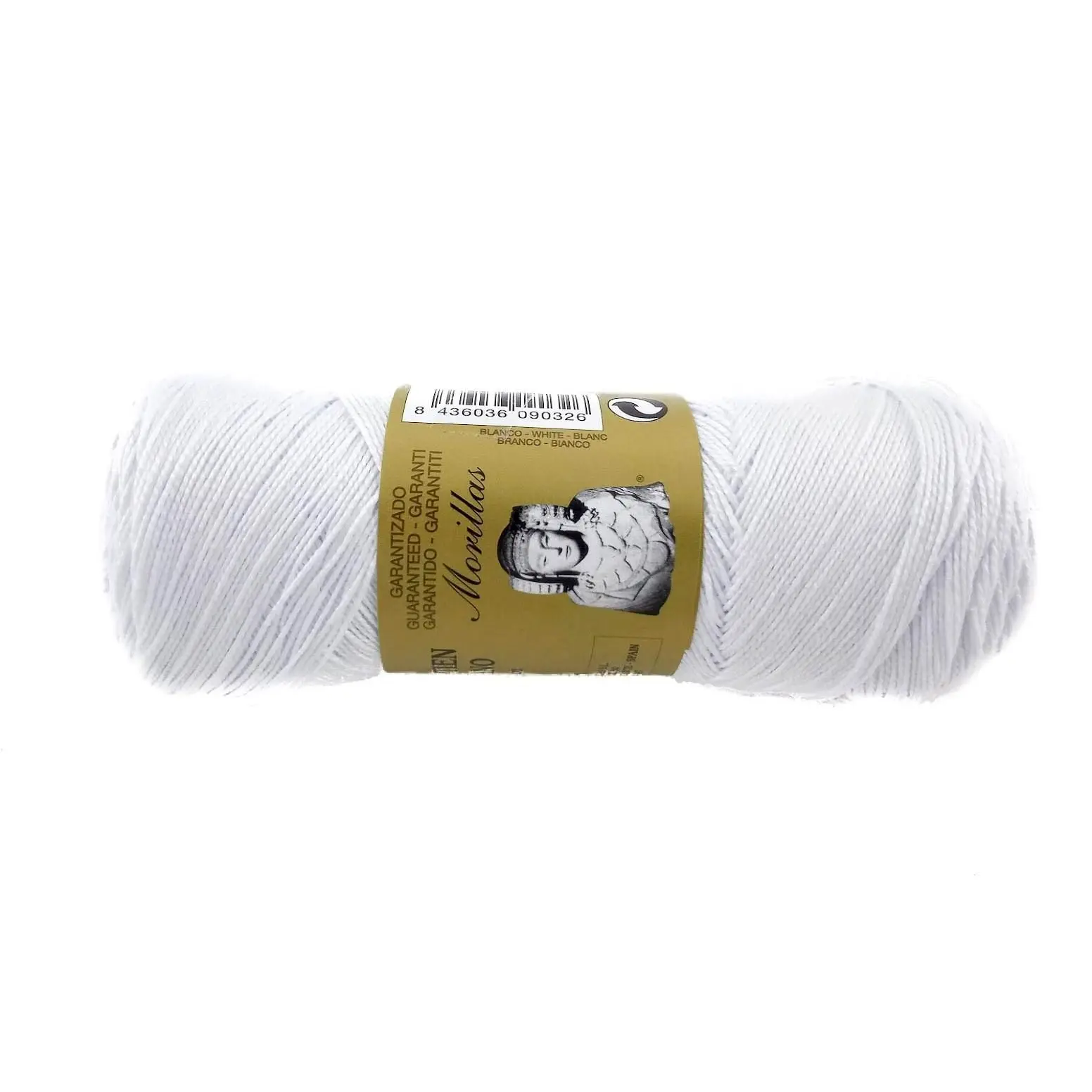 Morel Zeppelins®Egyptian Pearl-100% spun crochet cotton yarn in solid colors of Perlé Egyptian 100% mercerized cotton for DIY and hand-knitting crochet or knitting with an elegant finish. (1 X 70gr)