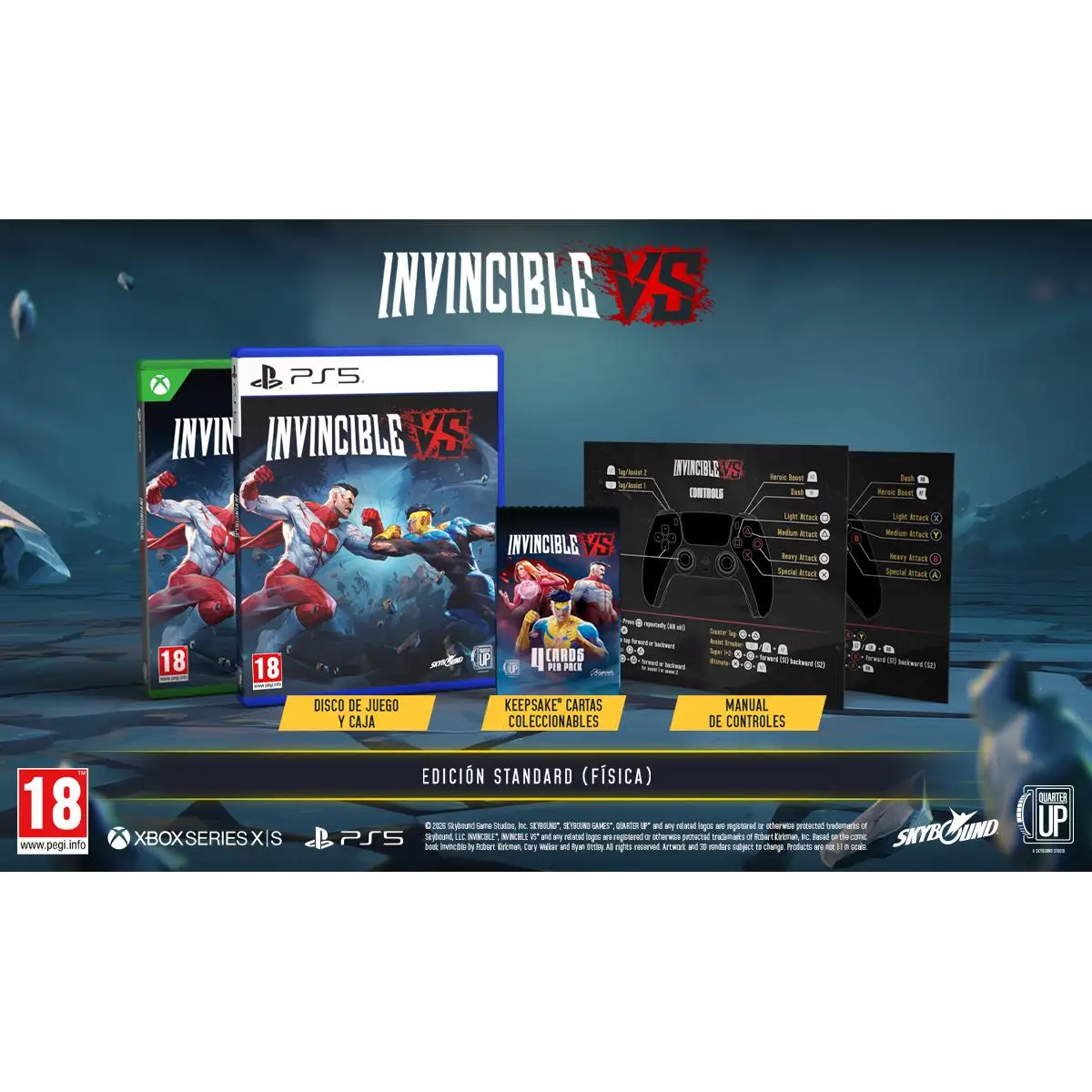 Invincible VS - Xbox - Nuevo Precintado - PAL España
