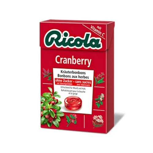 Ricola cranberry candies 50 gr.