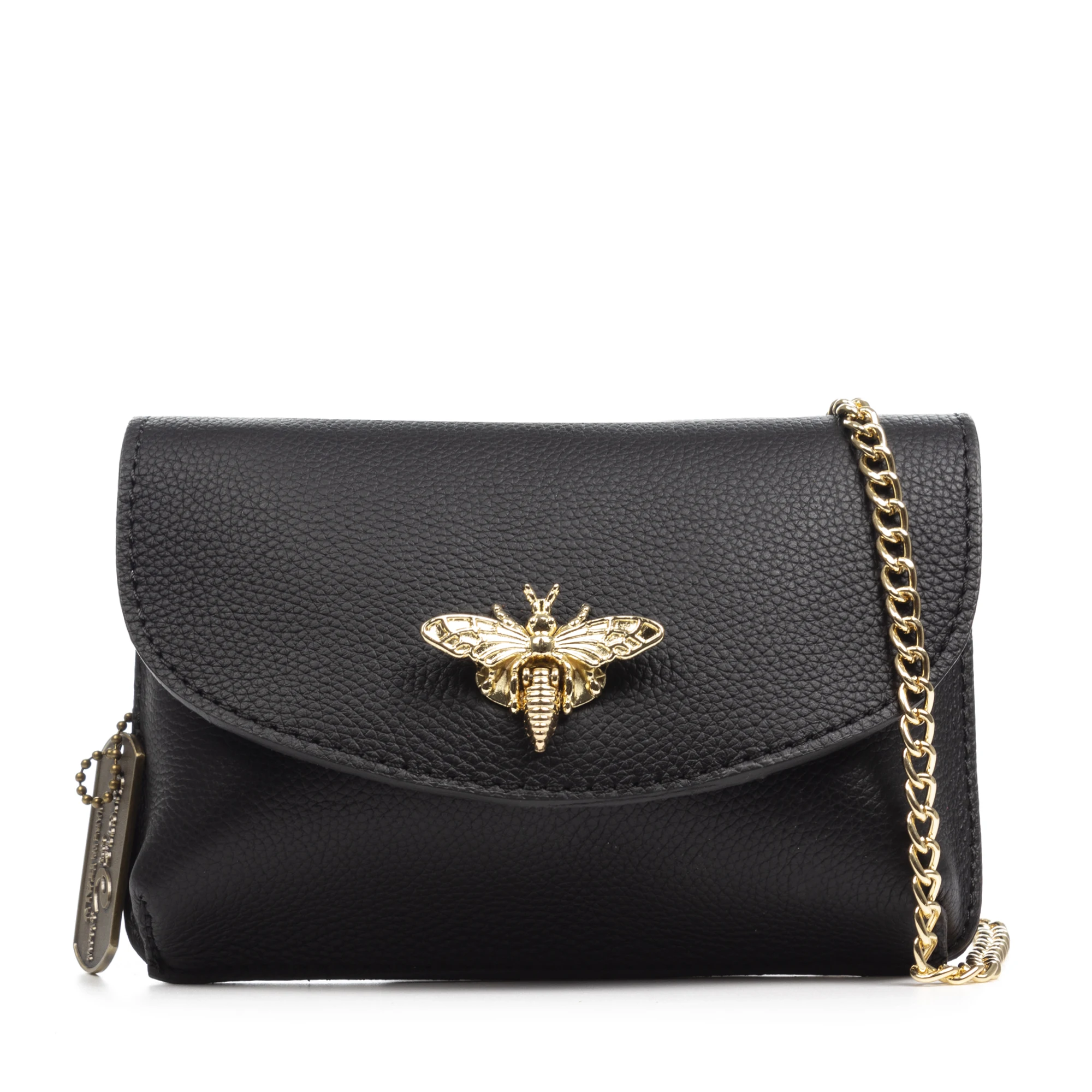 FIRENZE ARTEGIANI Aquilonia bolso de mano mujer. Piel auténtica acabado Dollaro. Fabricado en Italia