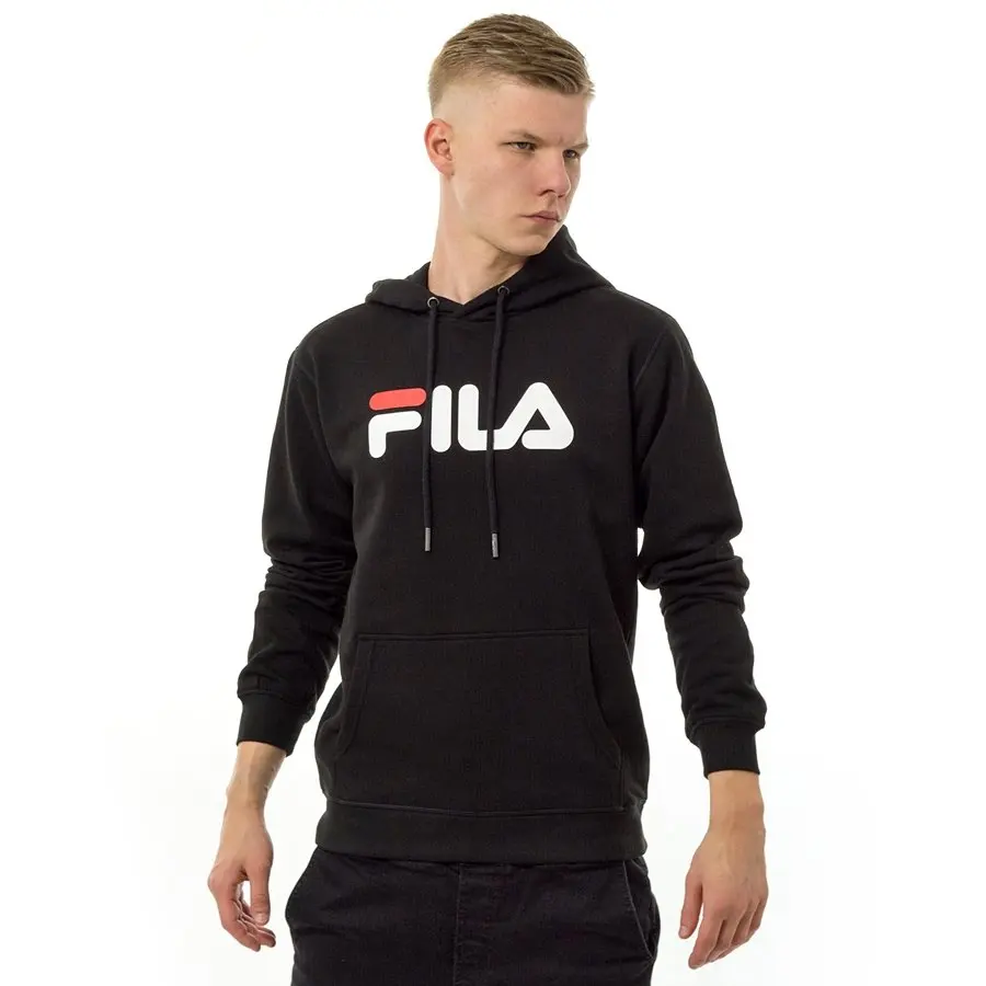 Fila Sudadera con Capucha Classic Pure, para Hombre, Color Negro