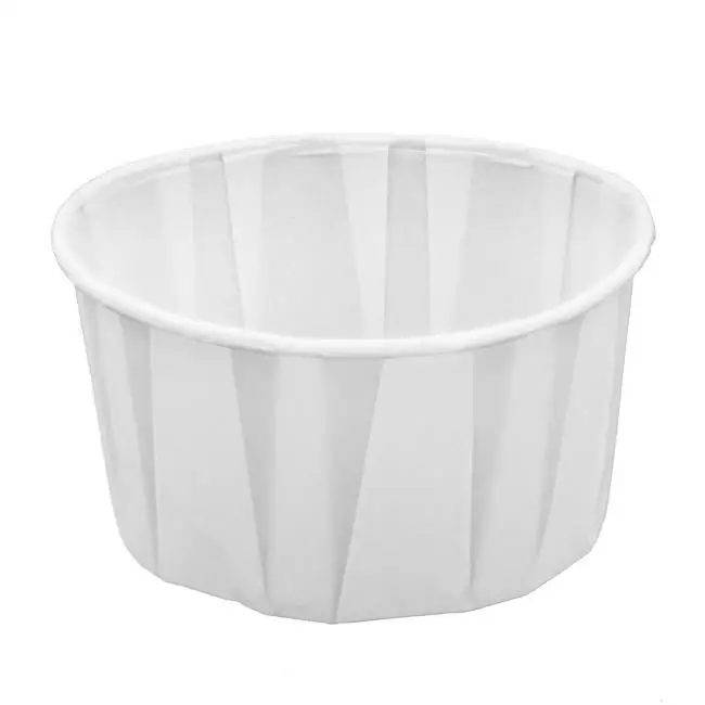 MONOUSO | Tarrina de Papel Plisado de 165ml (25 Uds)