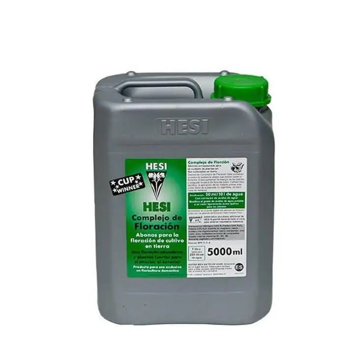 Hesi 5l flowering complex special mix to cover needs in the flowering period.