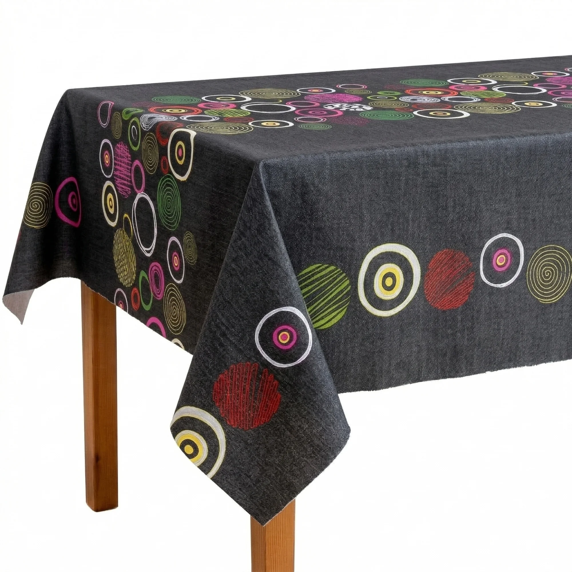 Mantel de Tela Estampada para Mesa Rectangular, Decorativo, Lavable, Ideal para Cocina, Comedor y Fiesta