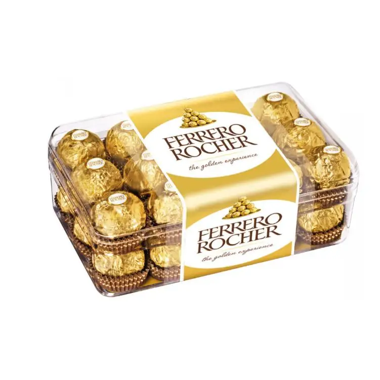 Ferrero 30 Unidades (375 g) – Chocolate con Avellana, Ideal para Regalo en Ocasiones Especiales