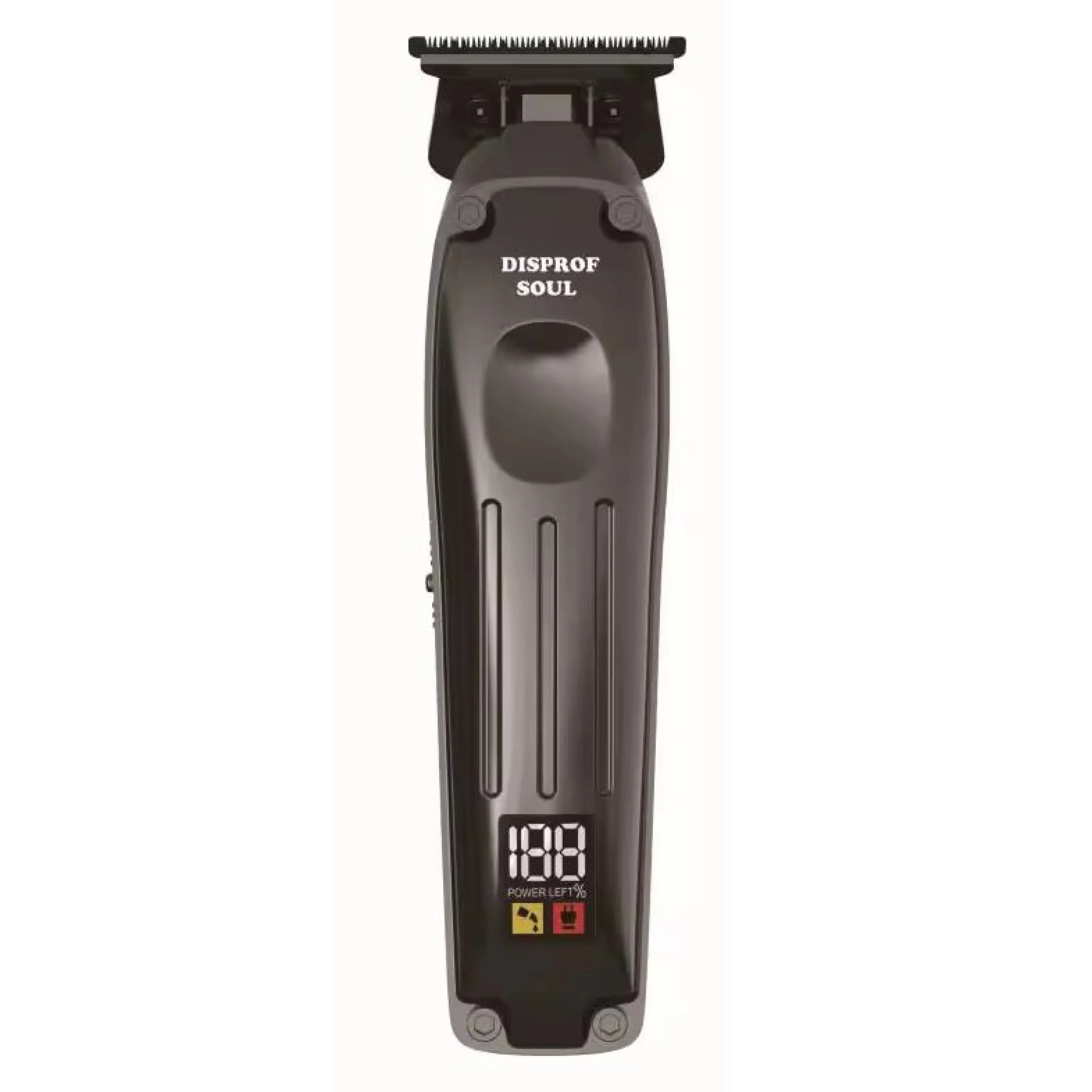 DISPROF SOUL HAIR TRIMMER MÁQUINA TRIMMER LED PATILLERA PROFESIONAL INALÁMBRICA CON PANTALLA DIGITAL